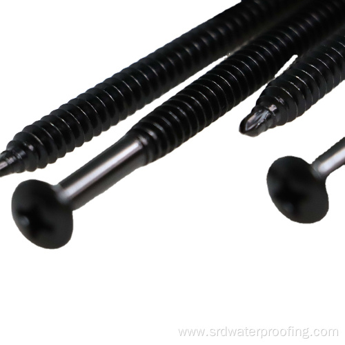 High performance black screws fasteners for roofing